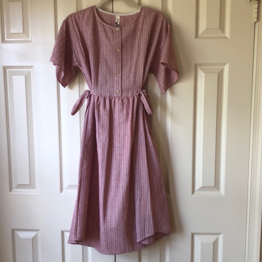 Birdie Button Dress